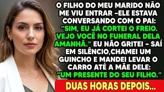 O enteado cortou meu freio  Eu entreguei o carro à mãe dele  “Presente do seu filho”