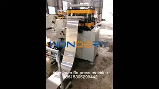 Fin stamping machine fin press machine line for aluminum stainless steel and copper fins