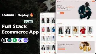 How To Create a complete Full Stack Ecommerce App using Nextjs - Build and Deploy Ecommerce App