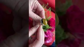 Fantastic vintage sterling silver tigers 🐯 eye 👁️ ring 🔥