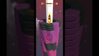 Stack ball 3d gameplay 127 || stack ball 3d live gameplay #stackball3d #ytshorts #shortsgameplay