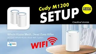 How to setup Home Mesh WiFi Router | Cudy M1200 | Creative Tutorials