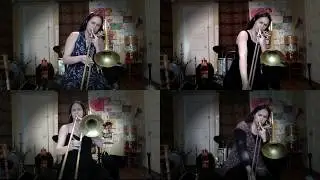 Reut Regev solo trombone quartet 