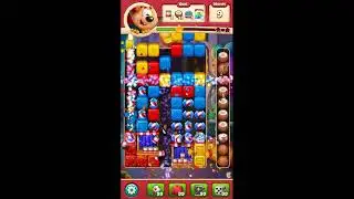 Toon Blast Level 9889 - NO BOOSTERS 🐻🐺🐱 | SKILLGAMING ✔️