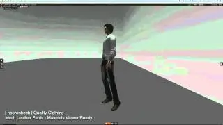 [ hoorenbeek ] Mesh Leather Pants - Materials Viewer Ready