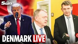 LIVE: Danish defence minister in urgent meeting as Trump doubles down on Greenland threats at Davos