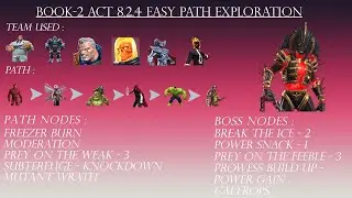 (Mcoc) ACT 8.2.4 Easy Path exploration [ BOSS SOLO ] Itemless