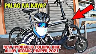 BAGONG FOLDING BIKE NI ATOMIC HYDRAULIC NA! TARA HIMASIN NA YAN! | PIMPED ATOMIC FOLDING BIKE