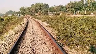 55811 Dhubri-Kamakhya Fast Passenger departing from Golakganj junction. ||GKJ|| ||DBB||