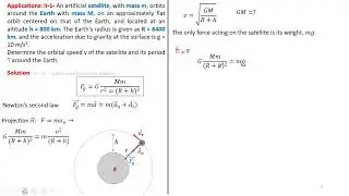 Velocity on a circular orbit - Chap 2 -  App 1