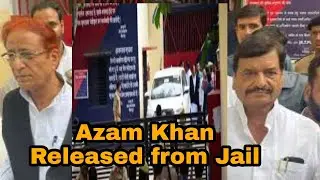SP Leader Azam Khan Released from Jail today after 27 Months in 86 Cases.