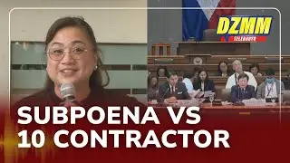 Senate subpoenas 10 contractors over alleged flood control scam | (26 August 2025)