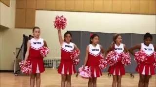 The WISH cheer squad celebrates Omaze