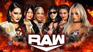 WWE RAW: Rhea Ripley Iyo Sky & Bianca vs Liv Morgan Roxanne Perez & Raquel Full Match 04-Feb-2026