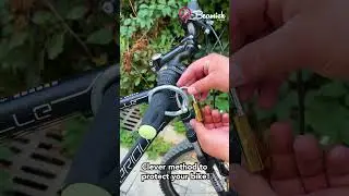 Clever method to protect your bike! #smart #bike #protect #idea