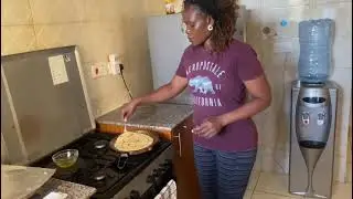 Now cooking soft chapatis