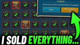 How to Gear Cleanse Efficiently! (This Was Painful...) - Raid Shadow Legends Artifact Guide