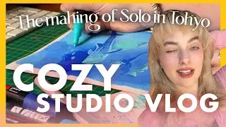 Making of SOLO IN TOKYO || Cozy STUDIO VLOG