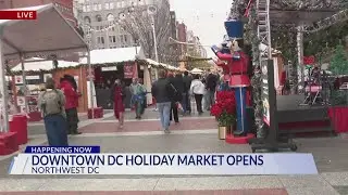DowntownDC Holiday Market opens, showcases 100+ small and local businesses