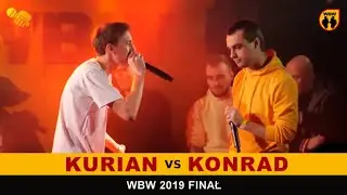 Konrad 🆚 Kurian 🎤 WBW 2019 Finał (freestyle rap battle)