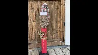 HOW TO CREATE A 2X4 SANTA FOR CHRISTMAS - FRONT PORCH DECOR