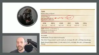 Gorilla vs 100 Men: Mathematically Modelled Fight using D&D Rules