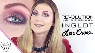 Тестируем тени INGLOT! Trying out INGLOT eyeshadows! + вамп макияж 💄👄👀