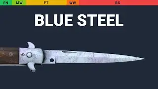 Stiletto Knife Blue Steel - Skin Float And Wear Preview