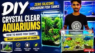 Secrets to Silicone-free DIY Aquarium|| How to Make Silicone-free Aquariums at Home || #youtube
