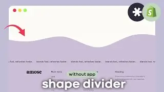 Section Dividers Shopify Theme - Shape Divider ( Wave.. )