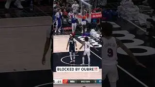 INSANE BLOCK BY KELLY OUBRE JR. 🚨 | #Shorts