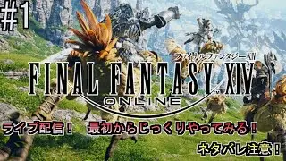 【FINAL　FANTASY　XIV】 Part１　復帰初日！メインクエスト　新生エオルゼア　１【FF14、攻略、ネタバレ有り、ＰＳ５