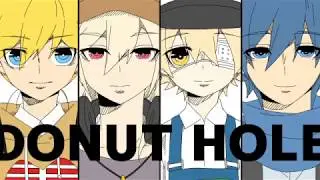 【Len/KAITO/YOHIOloid/Oliver】Donut Hole【Cover】