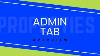 Client Properties: Admin Tab - TPS Cloud Axis
