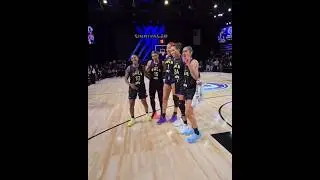 🚨 Lunar Owls after win vs Mist BC | Unrivaled women's basketball #shorts #short #basketball