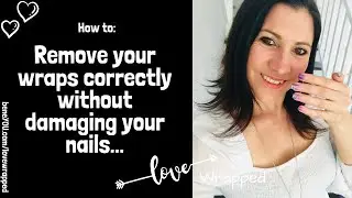 How to remove your Jamberry Nail Wraps correctly without damaging your nails!!