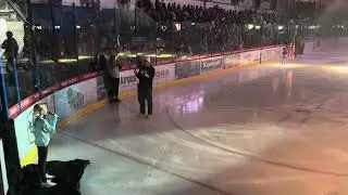 Eva (10) - National Anthem - Lincoln Stars vs TriCity Storm