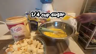 LET&rsquo;S MAKE A BREAD PUDDING FOR THE FIRST TIME/ STAY AT HOME WIFE 