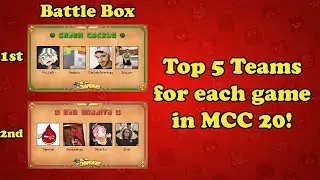 Top 5 TEAMS for EACH GAME in MCC 20! - Minecraft Championship