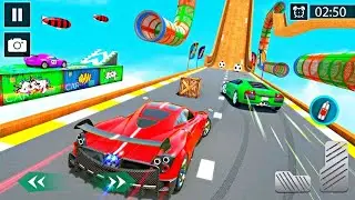 Mega Ramps Spiral Car Stunt Racing Games #Gameplay #02
