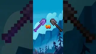 Enchanted netherite shovel VS Netherite shovel 🗡🗡#minecraft #enchanted #shorts
