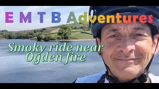 @whyteE160rs 23 mile potter to find Ogden moor on fire @emtbAdventures