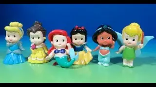 New Disney Princess Figurine Collection Magiclip Dolls