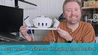 EASY CHARGING FOR YOUR QUEST - Oculus Meta Quest 3 Wireless Charging Dock Review