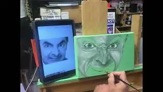 Mr Gast Art Paints Mr. Bean