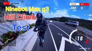 New Segway Max g3 Hill Climb Power Test