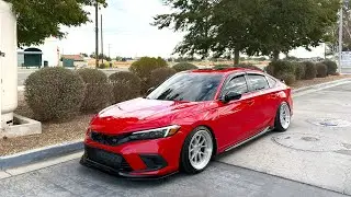 Обкатка модернизированного сцепления на моем модернизированном Honda Civic Si 2022 года, вид с ка...