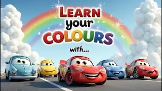 Learn Colours with Dancing Cars 🚗 | Fun Kids Learning Video