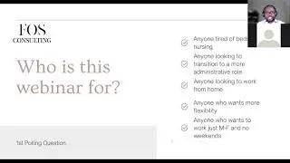 How to Transition from Bedside to Remote Nursing Jobs making up to 6 figures (Webinar Series 2)