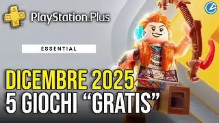 PlayStation Plus Dicembre 2025: 5 giochi 